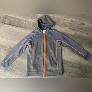 C9 by Champion Full Zip Jacket Boys Large 12-14 Gray Blue Orange